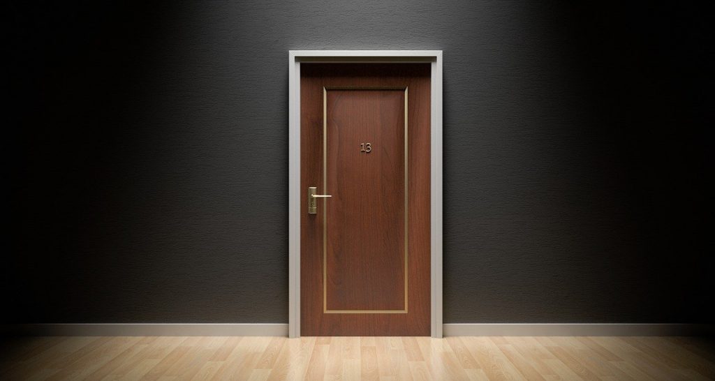 door, bad luck, 13